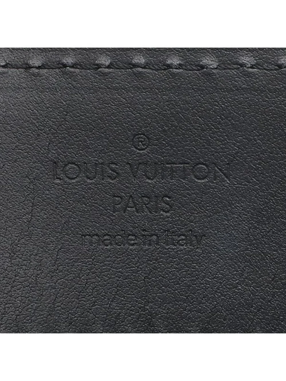 Louis Vuitton 2-Way Sac Plat Leather Taurillon Black Tote Bag
